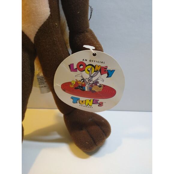 Wile E Coyote Looney Tunes Plush 12" Stuffed Toy Figure With Tags Ace 1996 - Picture 3 of 9